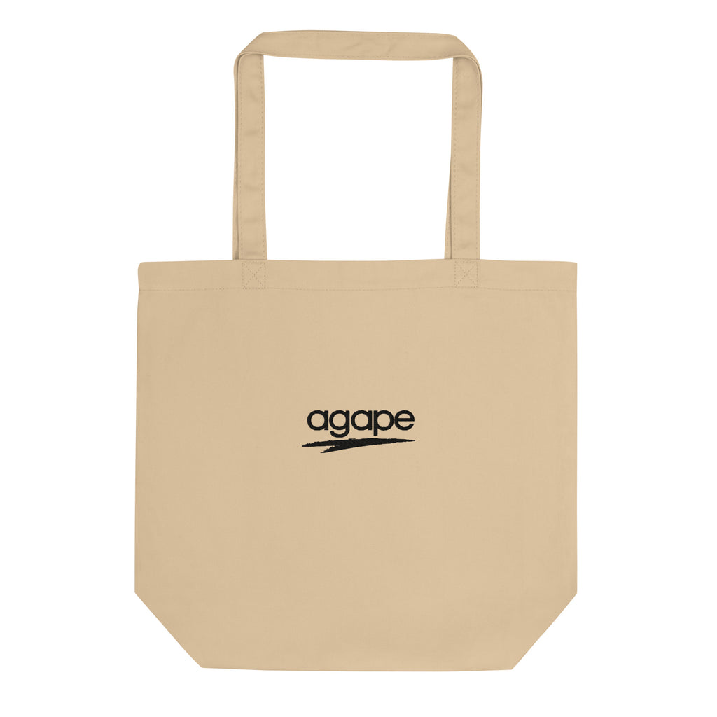 Agape Embroidered Eco Tote Bag