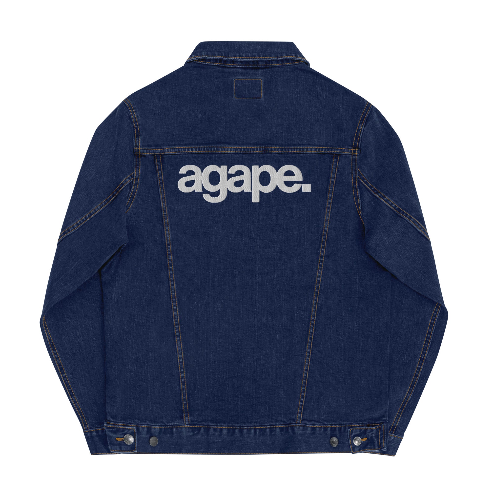 agape. Unisex Denim Jacket