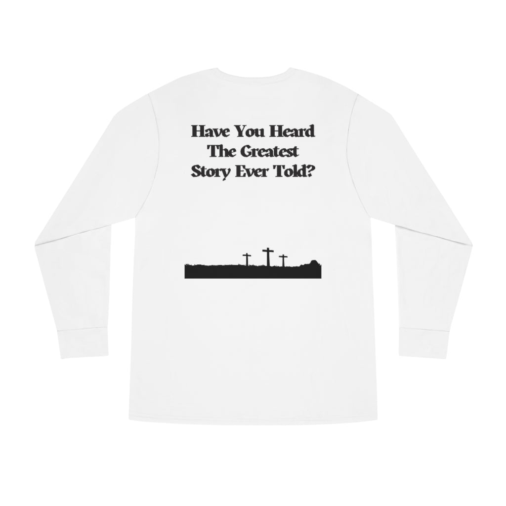 The Easter Story Long Sleeve Premium Tee in Different Colors (Unisex)