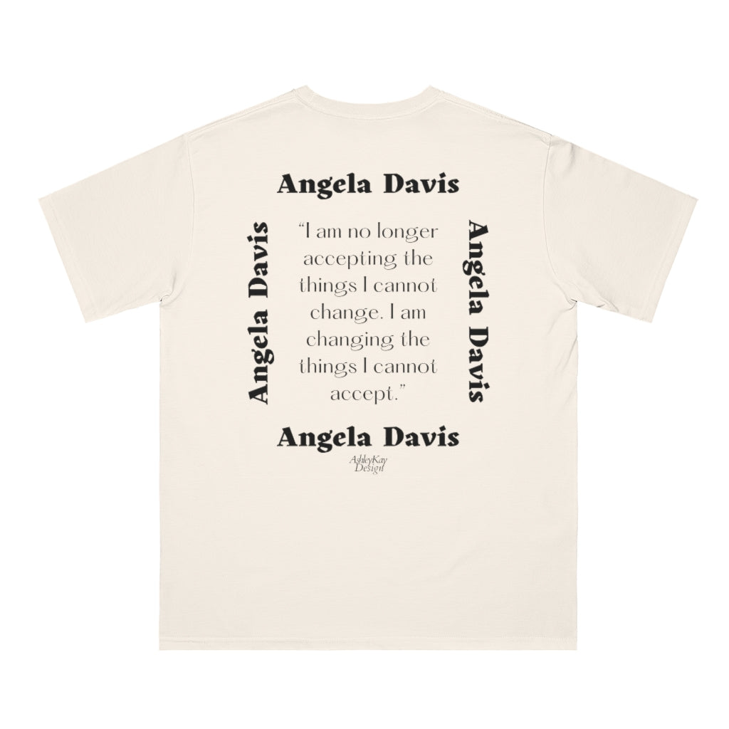 Angela Davis T-Shirt in Vintage Cream