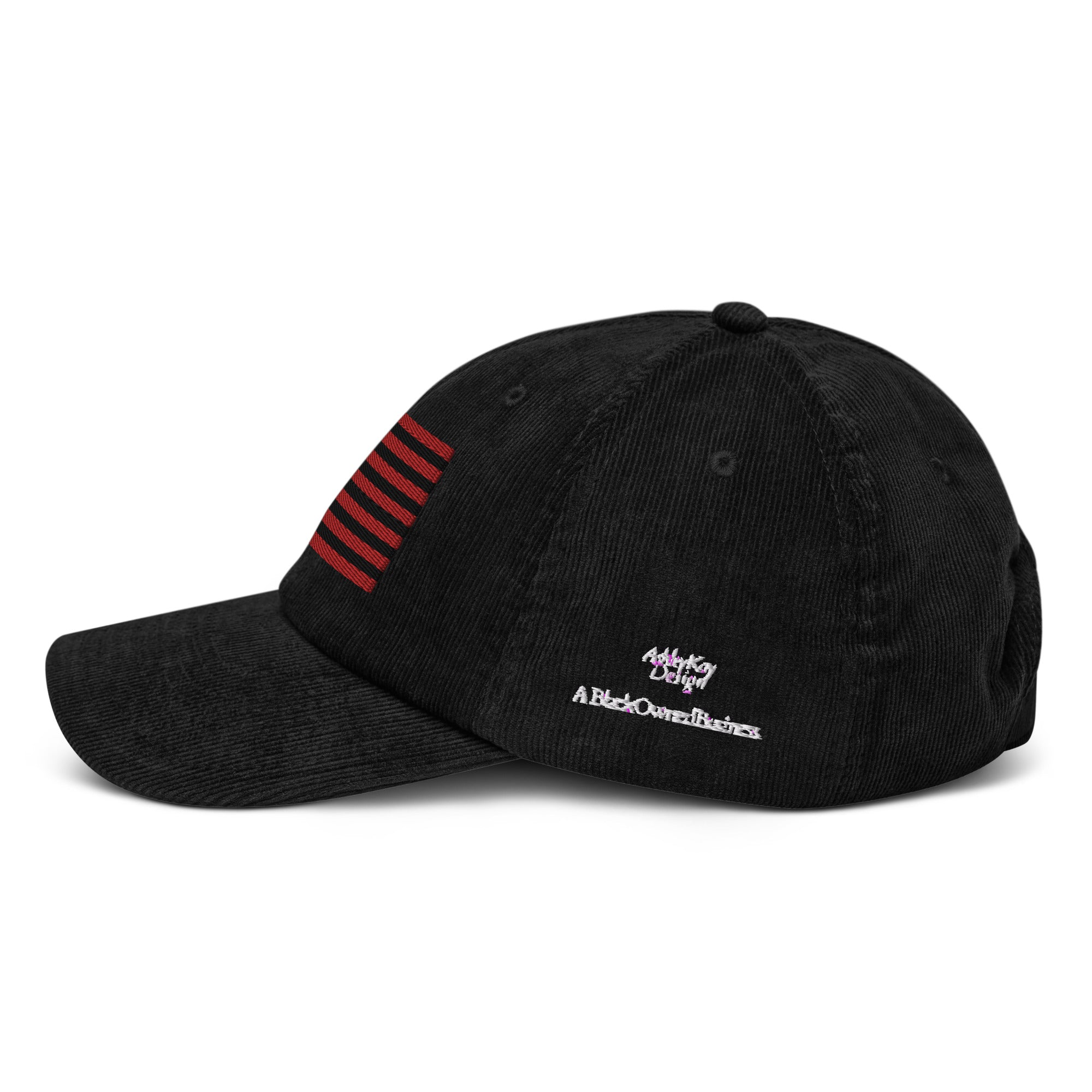 Black American Flag Corduroy Hat