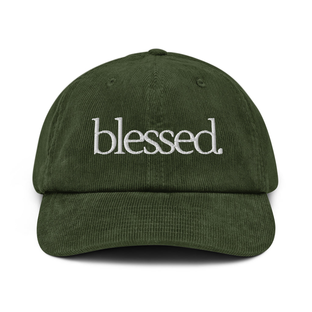 blessed. Corduroy Hat