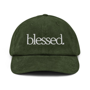 blessed. Corduroy Hat