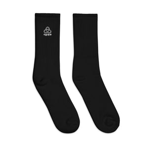 Agape Embroidered Socks