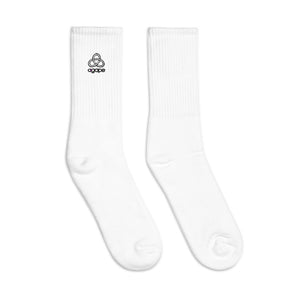 Agape Embroidered Socks